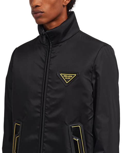 prada body warmer|prada men's nylon jacket.